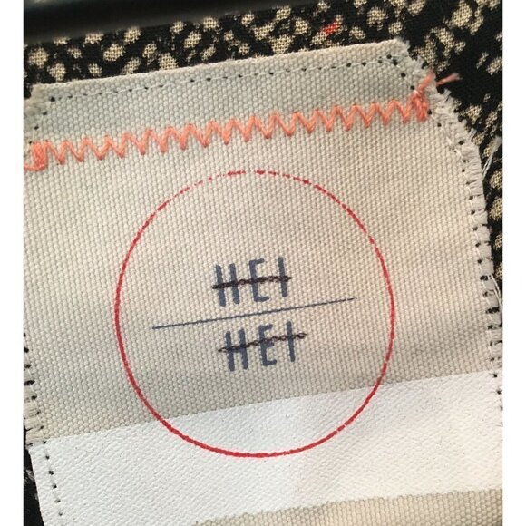 Hei Hei Anthropologie Tan Black Plaid Rayon Sleeveless Romper Button Up Size M - Picture 4 of 7